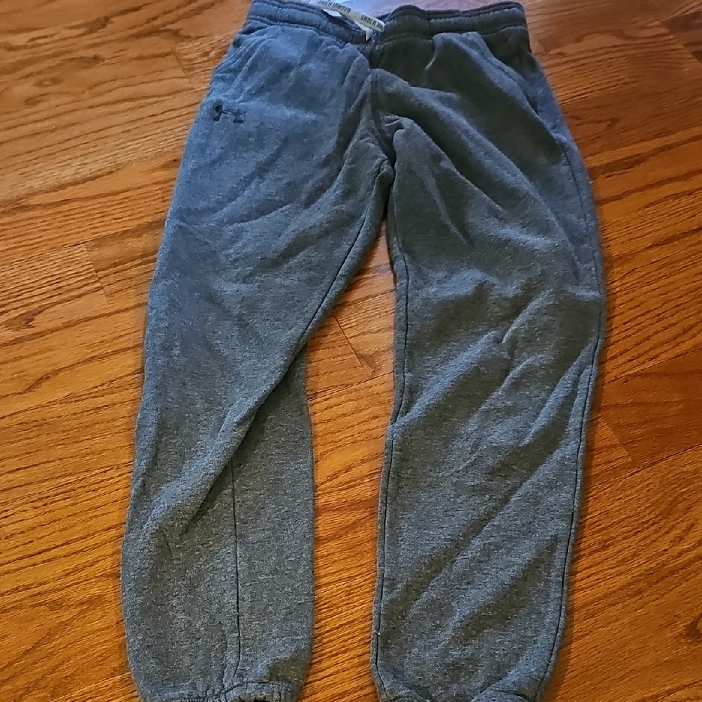 Under Armour Kids' Gray Fleece Jogger Pants